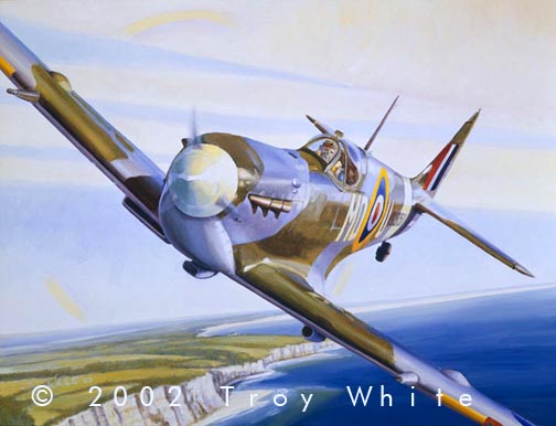 Don Blakeslee Eagle Squadron Spitfire RAF WWII 