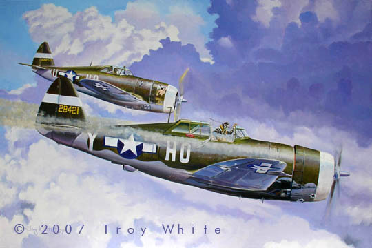 George Preddy P-47 Thunderbolt