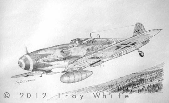 Erich Hartman WWII Luftwaffe top ace Me109G-10 Messerschmitt