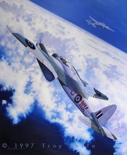 Gifts World War 2 Aircraft Military Bomber Giclee Canvas Print oil painting 427