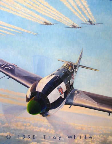 Hauptman Hans Ehlers FW-190 Ace Luftwaffe WWII JG 1