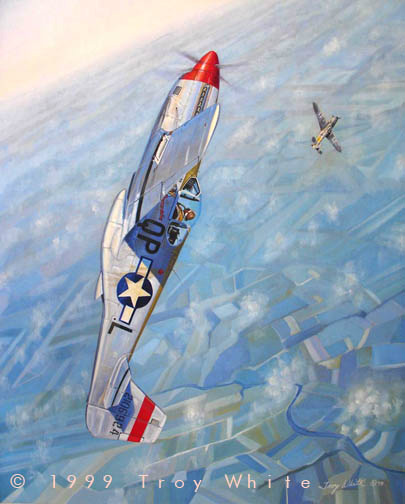 Kidd Hofer WWII P-51 Mustang ace USAAF 8th Air Force